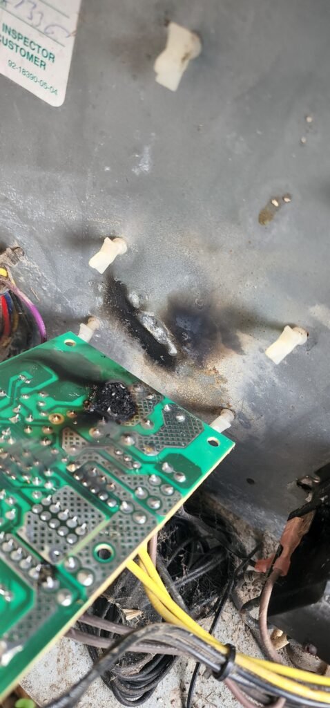 AC Repair in Angie LA shorted control board